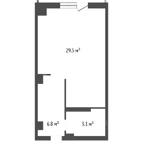 Продается 1-комн. квартира, 39,4 м²