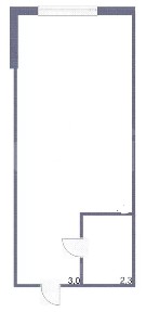 Продается студия, 22 м²