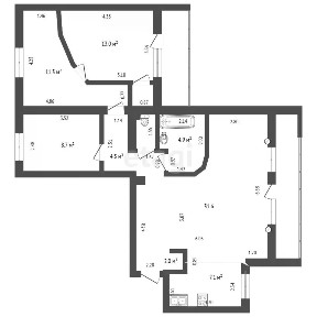 Продается 4-комн. квартира, 85,1 м²