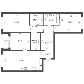 Продается 3-комн. квартира, 81,2 м²