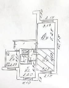 Продается 3-комн. квартира, 60,3 м²
