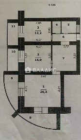 Продается 2-комн. квартира, 79 м²
