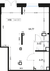 Продается помещение свободного назначения, 64 м²