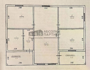 Продается 1-этажный дом, 98,6 м²