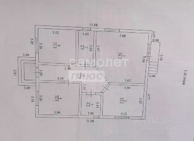 Продается 1-этажный дом, 90 м²