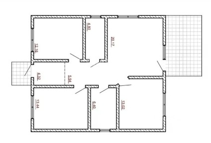 Продается 1-этажный дом, 100 м²