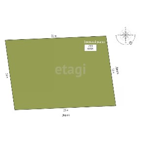 Продается 1-этажный дом, 80 м²