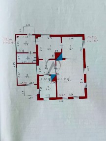 Продается 1-этажный дом, 63,9 м²