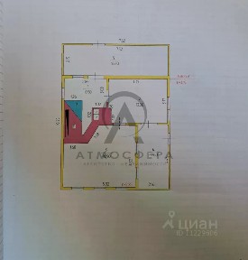 Продается 1-этажный дом, 70 м²