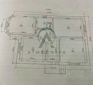 Продается 1-этажный дом, 109,4 м²