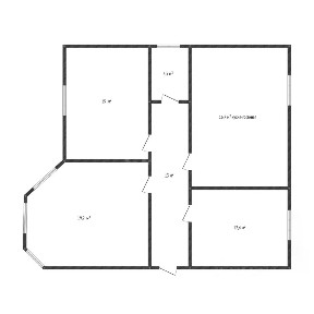 Продается 1-этажный дом, 80,8 м²