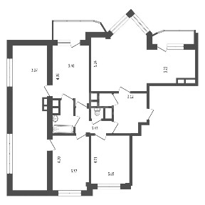 Продается 5-комн. квартира, 168,9 м²