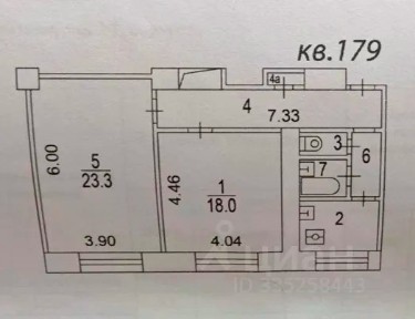 Продается 2-комн. квартира, 61 м²