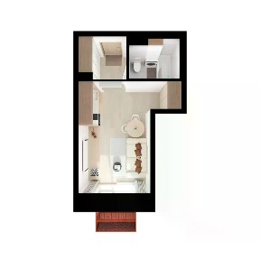 Продается студия, 24,6 м²