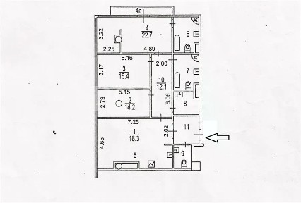 Продается 4-комн. квартира, 133,2 м²