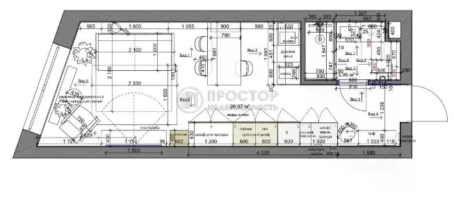 Продается апартаменты-студия, 31,3 м²