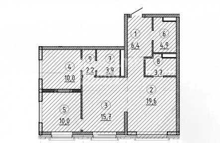 Продается 3-комн. квартира, 76,3 м²