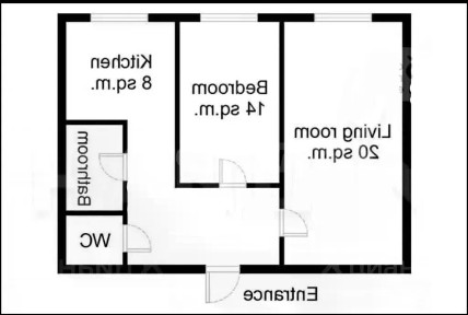 Продается 2-комн. квартира, 53,9 м²