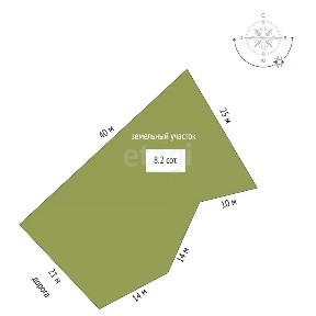 Продается 1-этажный дом, 20 м²