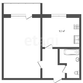 Продается 1-комн. квартира, 39 м²