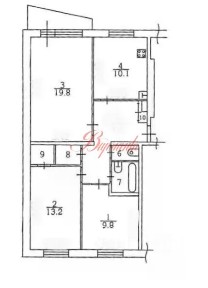Продается 3-комн. квартира, 69,1 м²