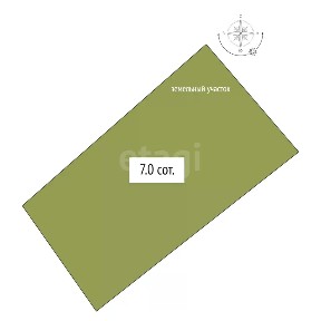 Продается участок, 7 сот.