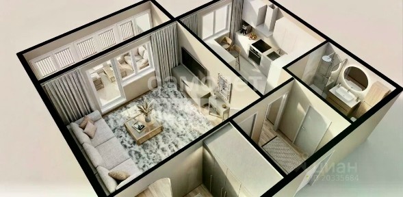 Продается 1-комн. квартира, 35 м²