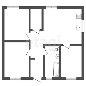 Продается 1-этажный дом, 128 м²