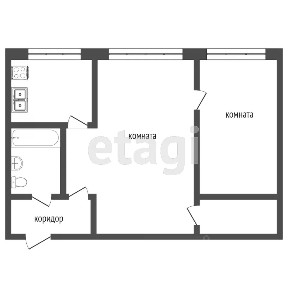 Продается 2-комн. квартира, 42,8 м²