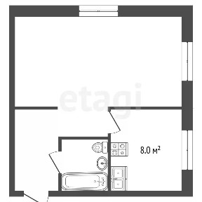 Продается 1-комн. квартира, 35 м²
