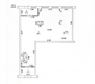 Сдается помещение свободного назначения, 111 м²