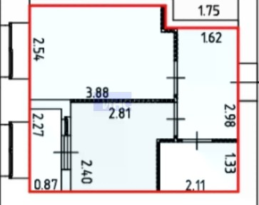 Продается 1-комн. квартира, 23,4 м²