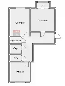 Продается 2-комн. квартира, 61,3 м²
