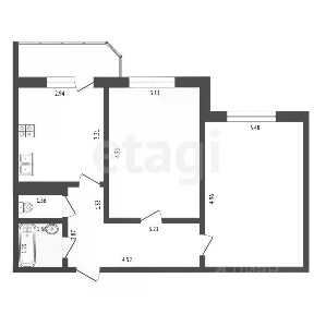 Продается 2-комн. квартира, 52,7 м²
