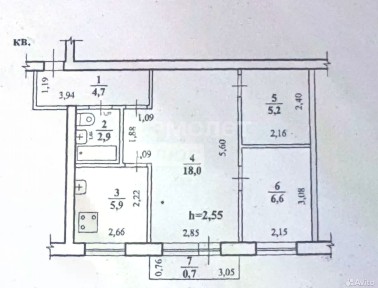 Продается 2-комн. квартира, 43,3 м²