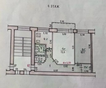 Продается 2-комн. квартира, 43 м²
