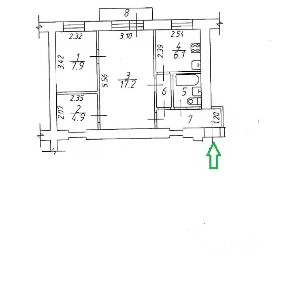 Продается 2-комн. квартира, 45,3 м²