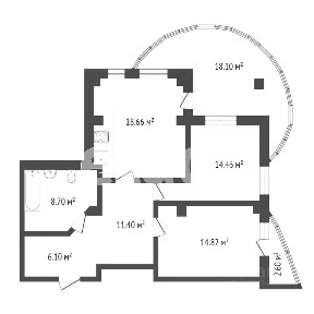 Продается 2-комн. квартира, 73 м²