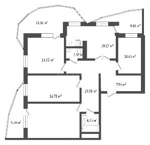 Продается 4-комн. квартира, 113,6 м²