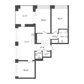 Продается 3-комн. квартира, 88,87 м²