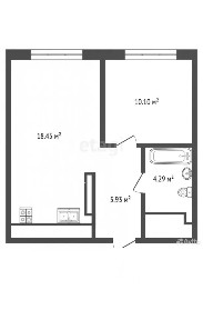 Продается 1-комн. квартира, 40 м²