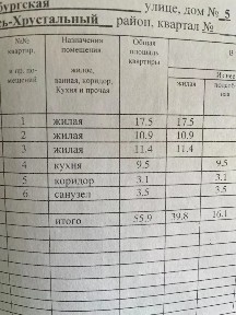 Продается 3-комн. квартира, 55,9 м²