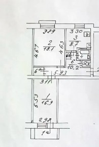 Продается 2-комн. квартира, 61,1 м²