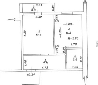 Продается 1-комн. квартира, 39,6 м²
