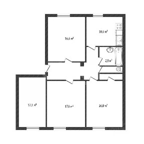 Продается 4-комн. квартира, 88,1 м²