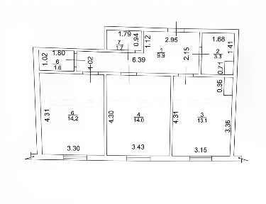 Продается 2-комн. квартира, 59 м²