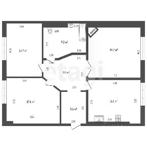 Продается 3-комн. квартира, 92 м²