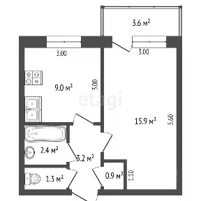 Продается 1-комн. квартира, 32,7 м²