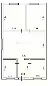 Продается 1-этажный дом, 74 м²