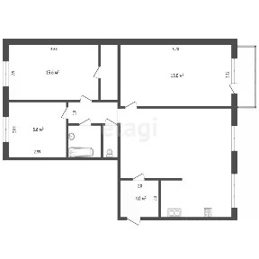 Продается 4-комн. квартира, 82 м²